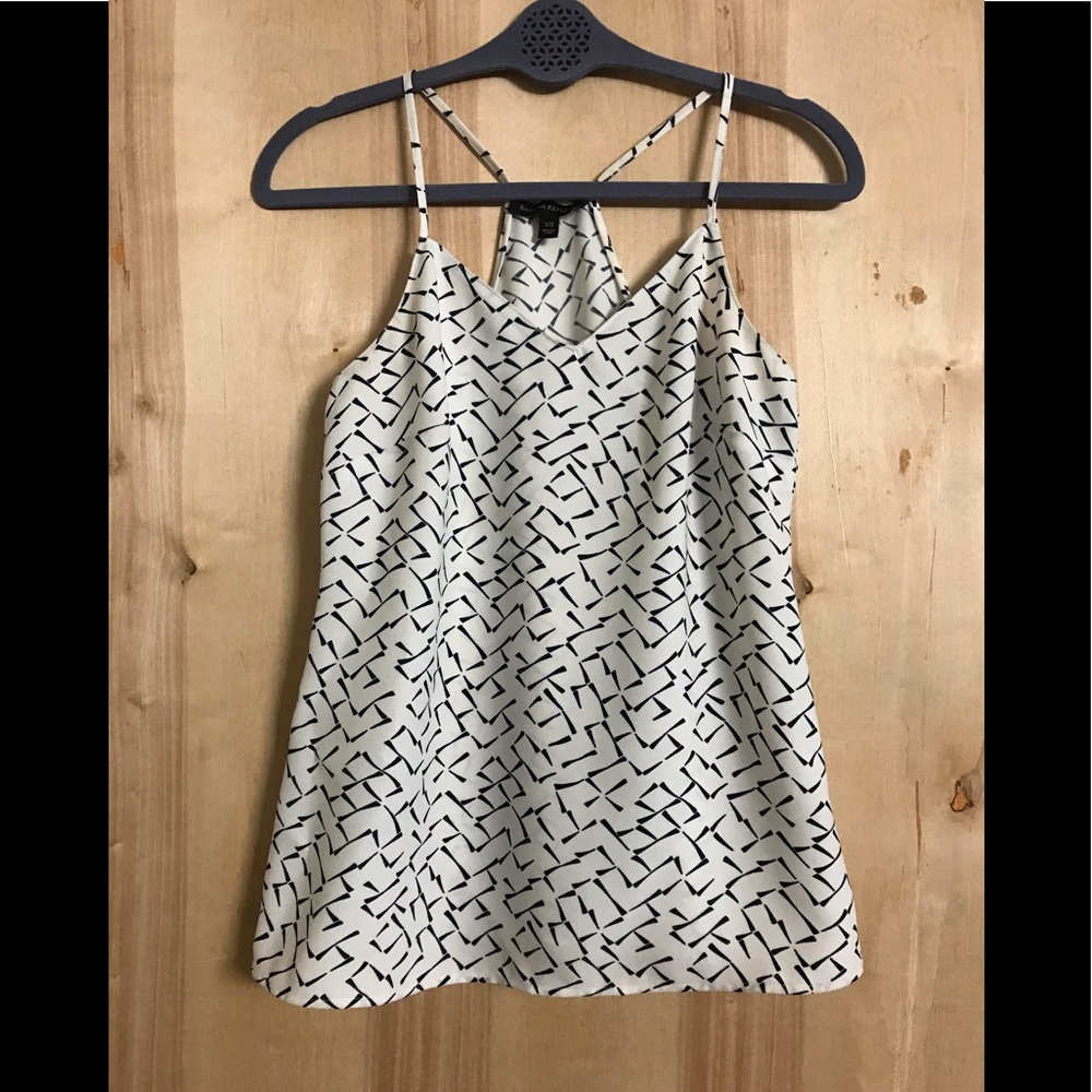 Blue and White Banana Republic Top Size XS